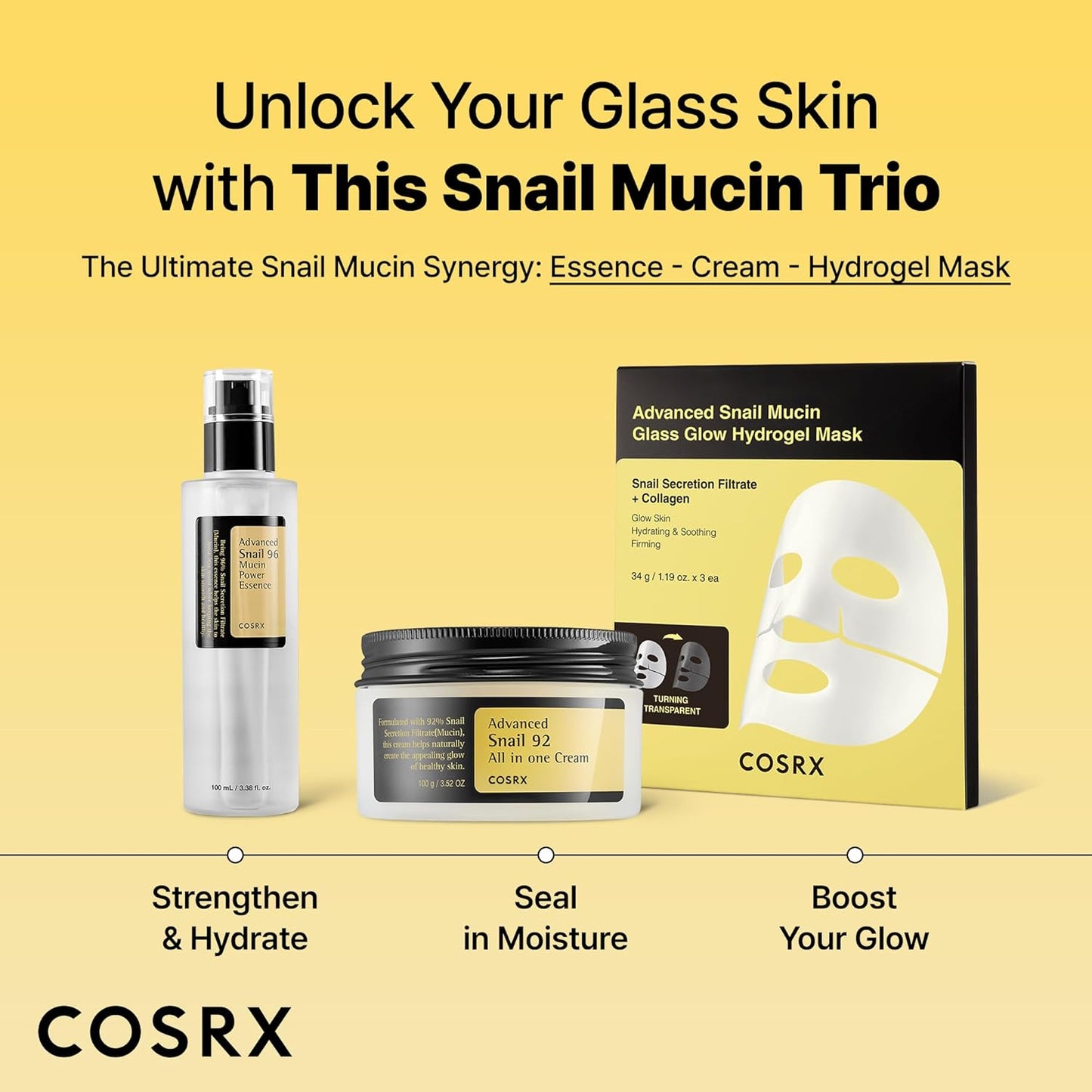 COSRX Snail Mucin 92% Repair Cream - COSRX K-Beauty