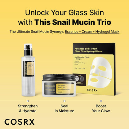 COSRX Snail Mucin 92% Repair Cream - COSRX K-Beauty