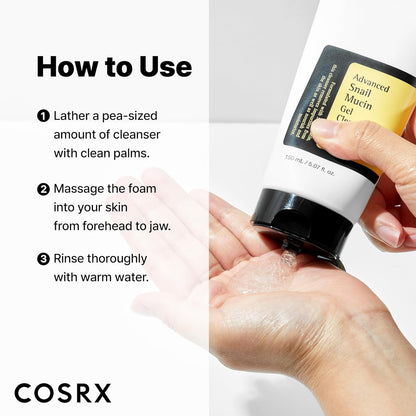 COSRX Advanced Snail Mucin Gel Cleanser 150ml - COSRX K-Beauty