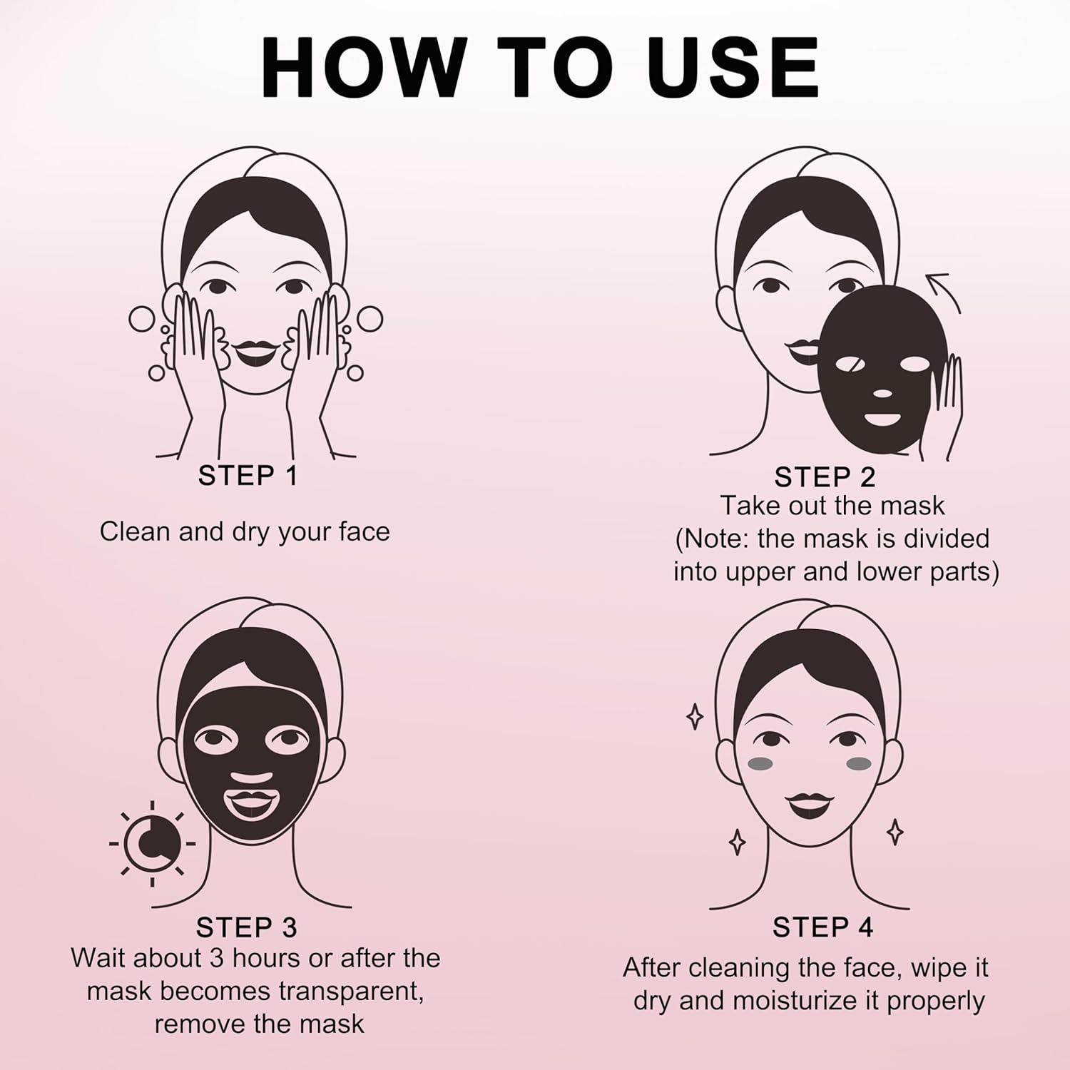 Medicube PDRN Pink Collagen Gel Mask 4-Pack - Medicube K-Beauty