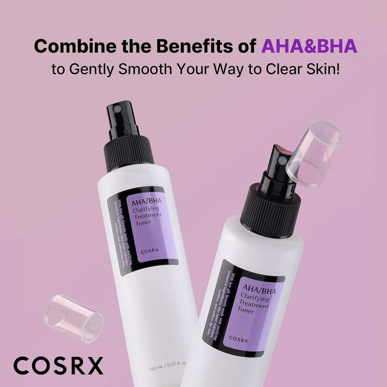 Cosrx AHA/BHA CLARIFYING TREATMENT Toner 150ml - COSRX K-Beauty