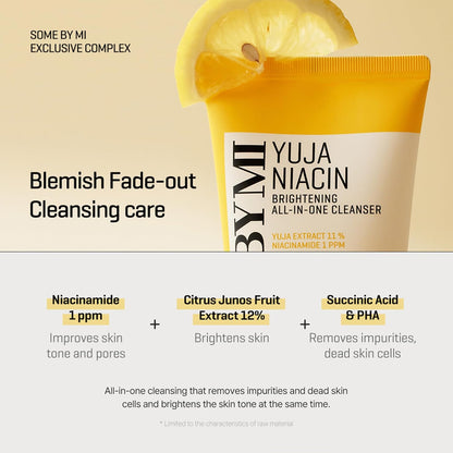 Some By Mi Yuja Niacin Brightening Cleanser - Some By Mi K-Beauty