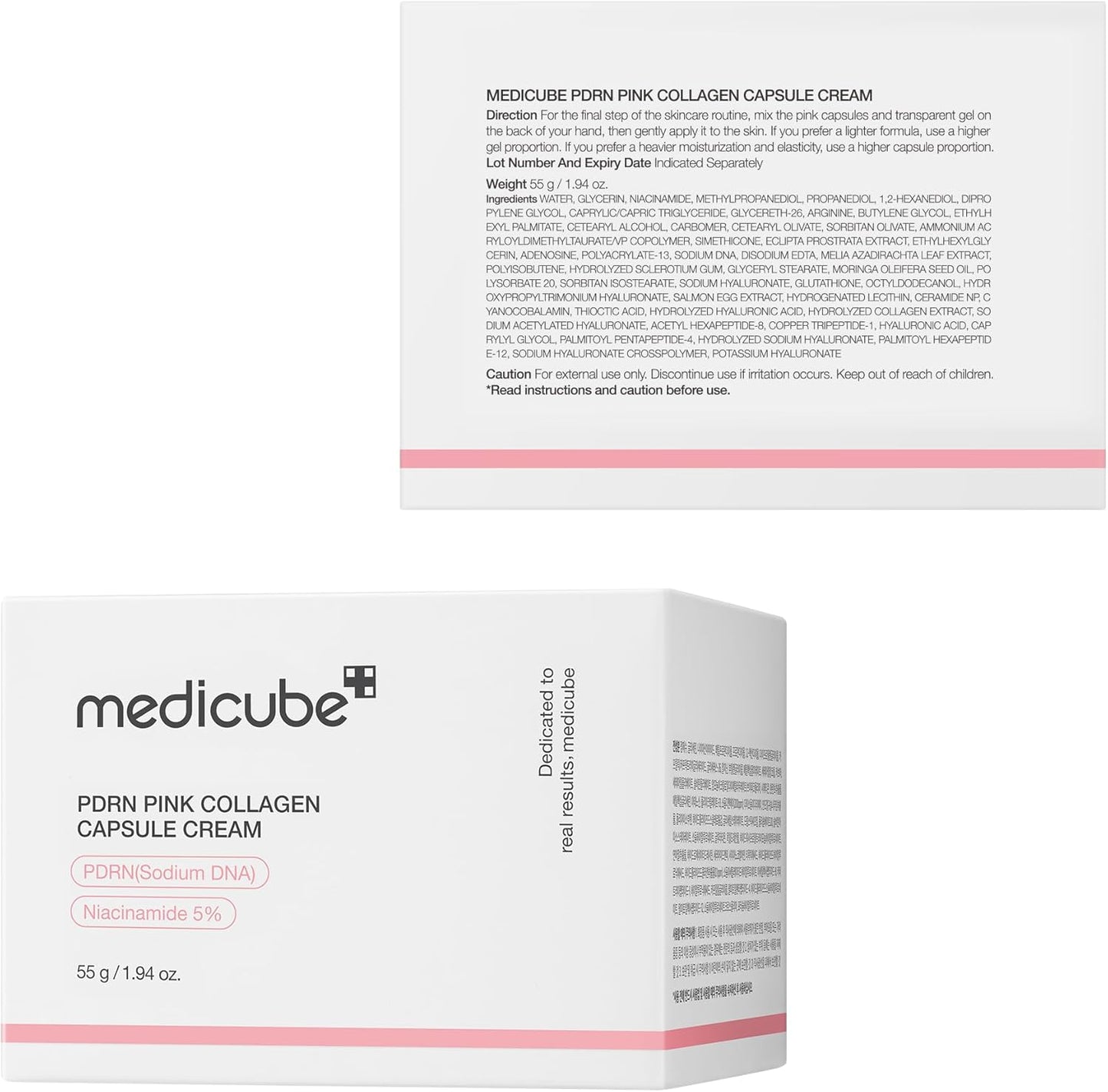 Medicube PDRN Pink Collagen Capsule Cream, 55g - Medicube K-Beauty