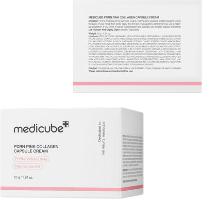 Medicube PDRN Pink Collagen Capsule Cream, 55g - Medicube K-Beauty