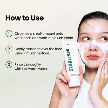 Seoul 1988 Pine Cica Cleansing Foam - Seoul 1988 K-Beauty