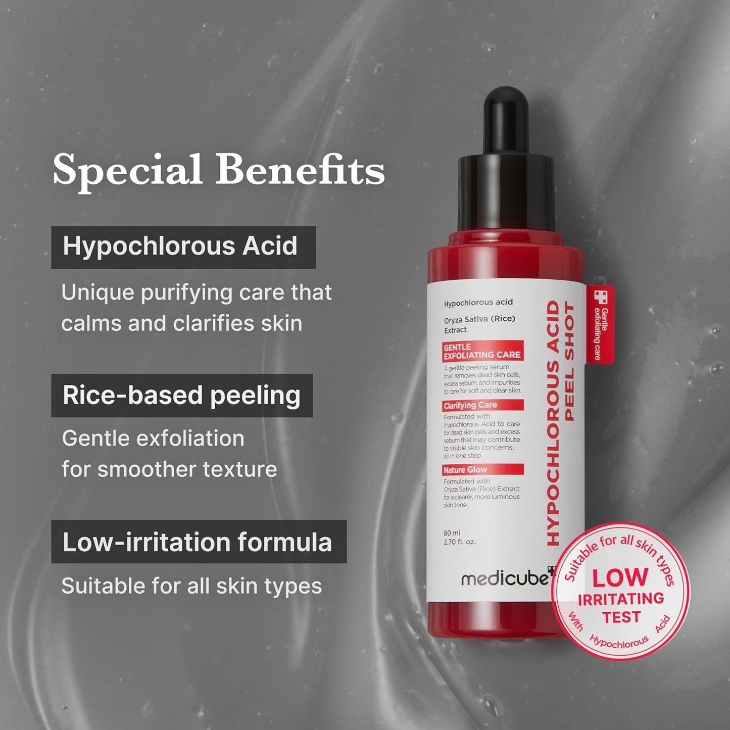 Medicube Rice Peel Shot 80ml - Medicube K-Beauty
