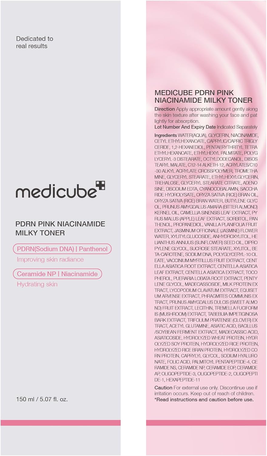 Medicube PDRN Pink Niacinamide Milky Toner - Medicube K-Beauty