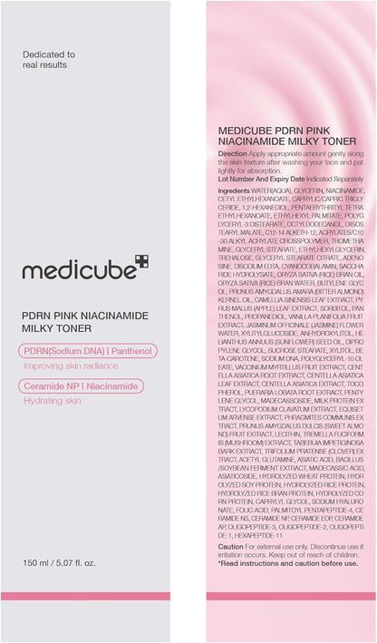 Medicube PDRN Pink Niacinamide Milky Toner - Medicube K-Beauty
