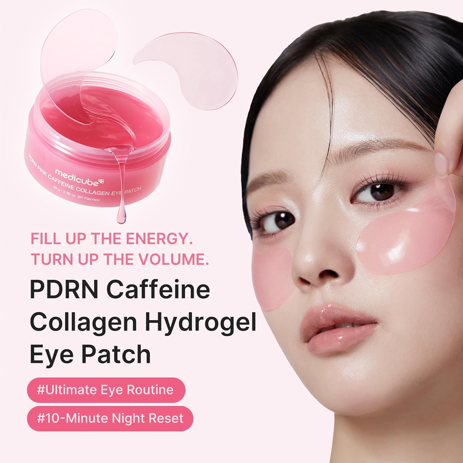 Medicube PDRN Caffeine Collagen Eye Patch 60 patches - Medicube K-Beauty
