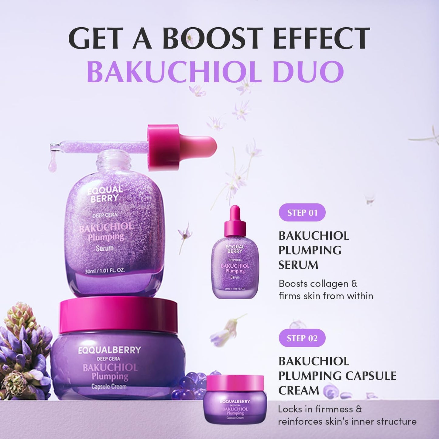 Eqqualberry Bakuchiol Plumping Serum - Eqqualberry K-Beauty