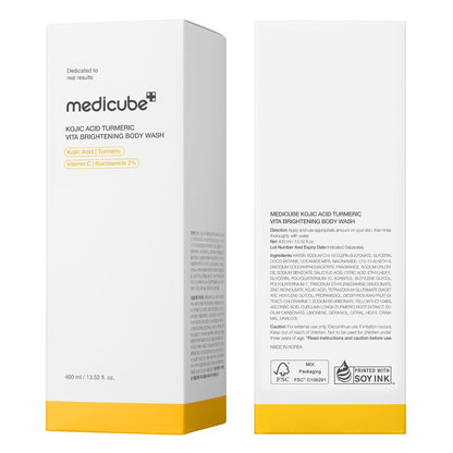Medicube Kojic Acid Turmeric Body Wash 400ml - Medicube K-Beauty