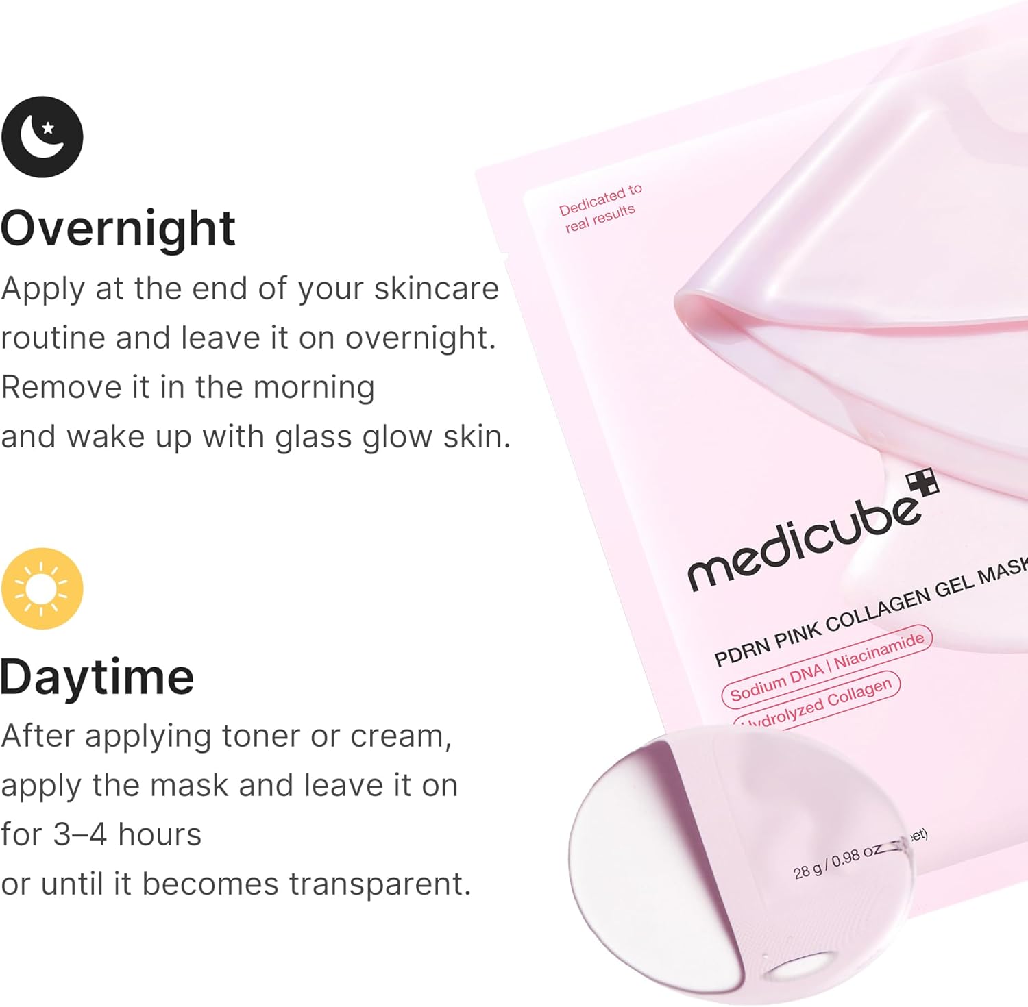 Medicube PDRN Pink Collagen Jelly Mask 4pack - Medicube K-Beauty
