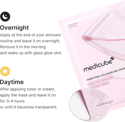 Medicube PDRN Pink Collagen Jelly Mask 4pack - Medicube K-Beauty