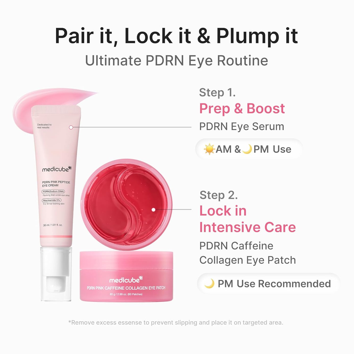 Medicube PDRN Caffeine Collagen Eye Patch 60 patches - Medicube K-Beauty