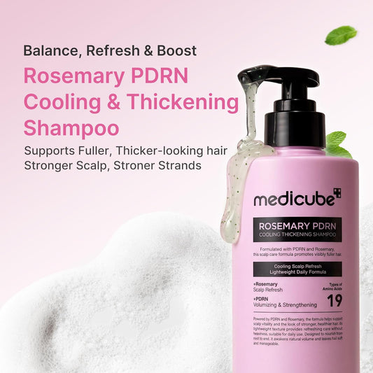 Medicube Rosemary PDRN Thickening Shampoo 400ml - Medicube K-Beauty