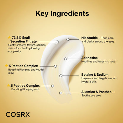 COSRX Snail Mucin Peptide Eye Cream - COSRX K-Beauty