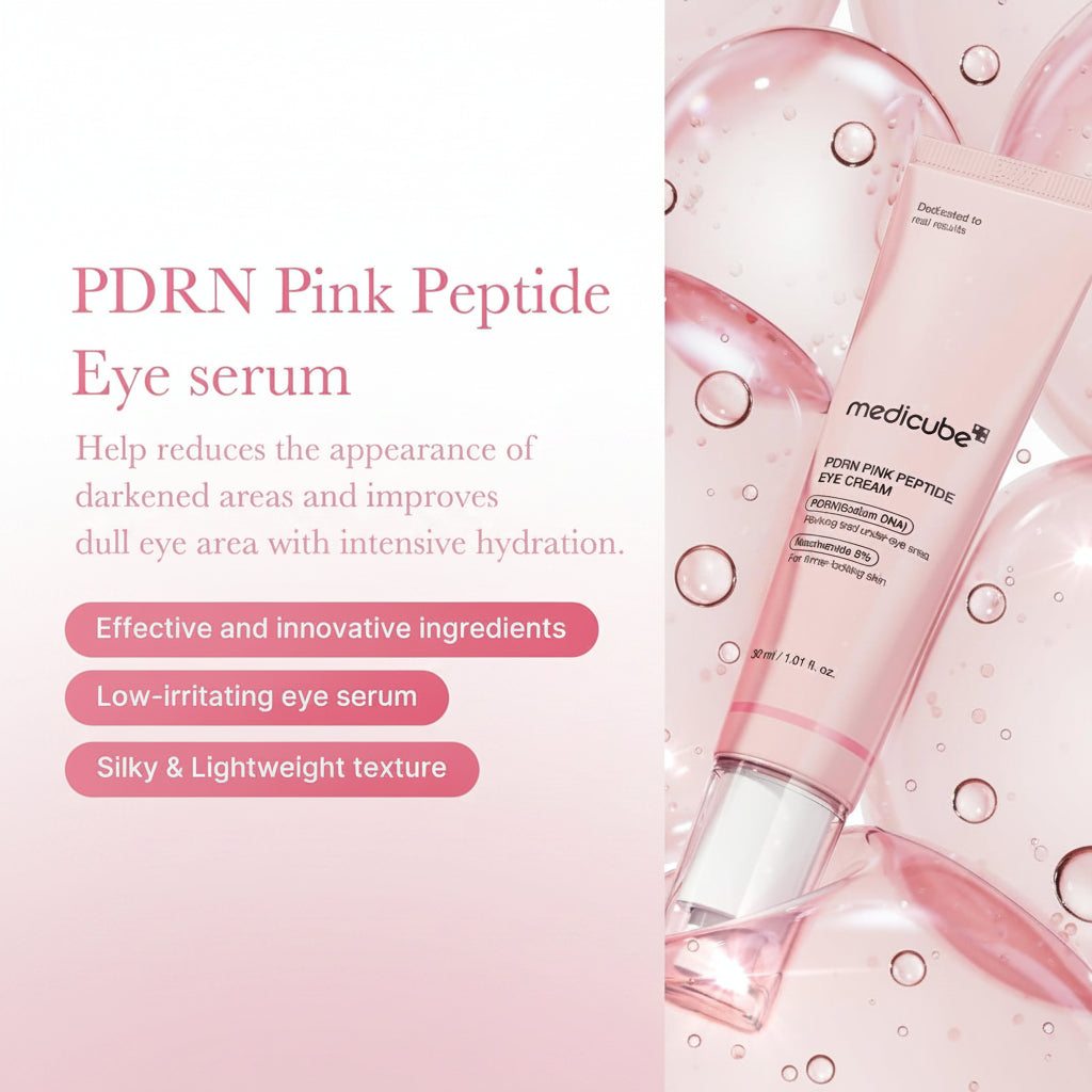 Medicube PDRN Pink Peptide Eye Cream - Medicube K-Beauty