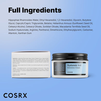 COSRX Hyaluronic Acid Intensive Cream - COSRX K-Beauty