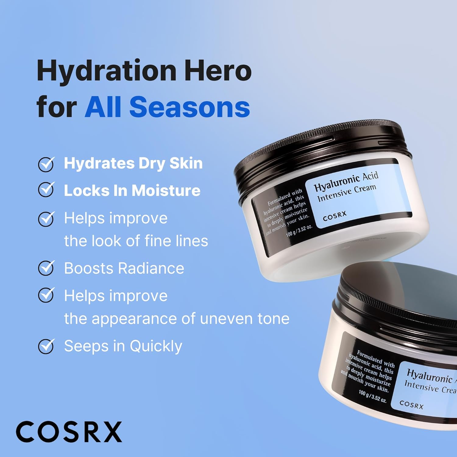 COSRX Hyaluronic Acid Intensive Cream - COSRX K-Beauty