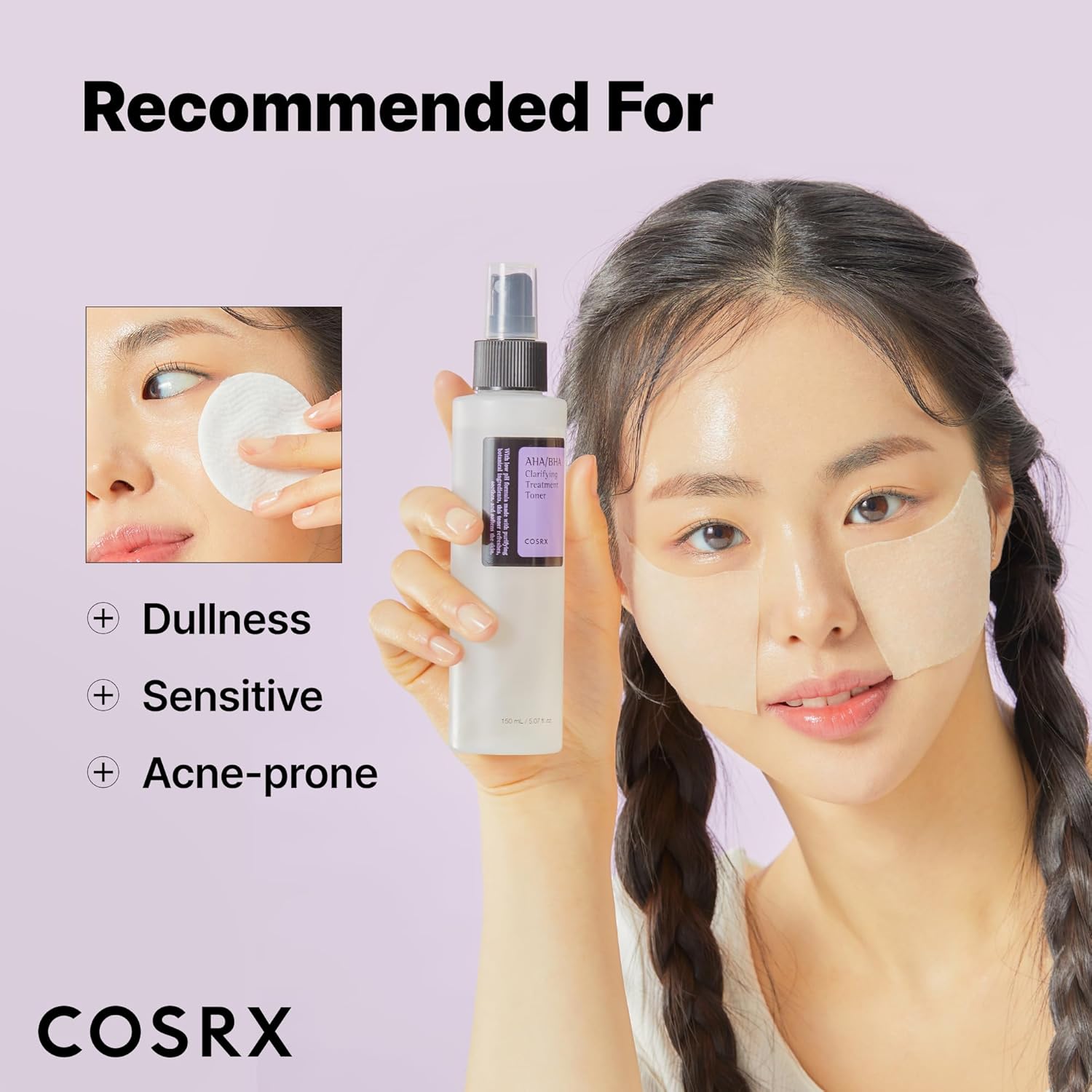 Cosrx AHA/BHA CLARIFYING TREATMENT Toner 150ml - COSRX K-Beauty