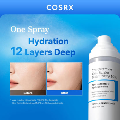 COSRX The Skin Barrier Moisturizing Mist 120ml - COSRX K-Beauty