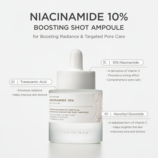 SKIN1004 Niacinamide 10% Boosting Ampoule 30ml - SKIN1004 K-Beauty
