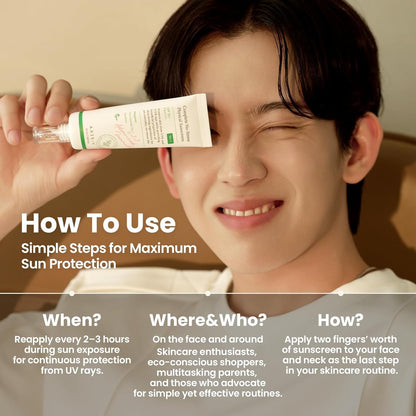 AXIS-Y No-Stress Physical Sunscreen SPF50 - AXIS-Y K-Beauty