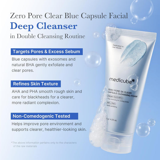Medicube Zero Pore SA Capsule Cleanser - Medicube K-Beauty