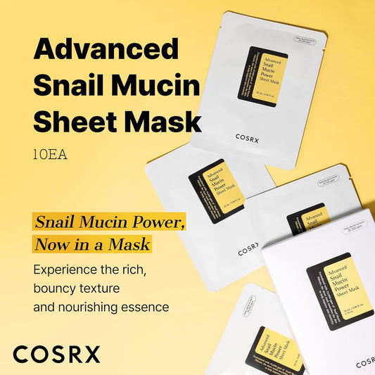 COSRX Snail Mucin Sheet Mask 10 Pack - COSRX K-Beauty