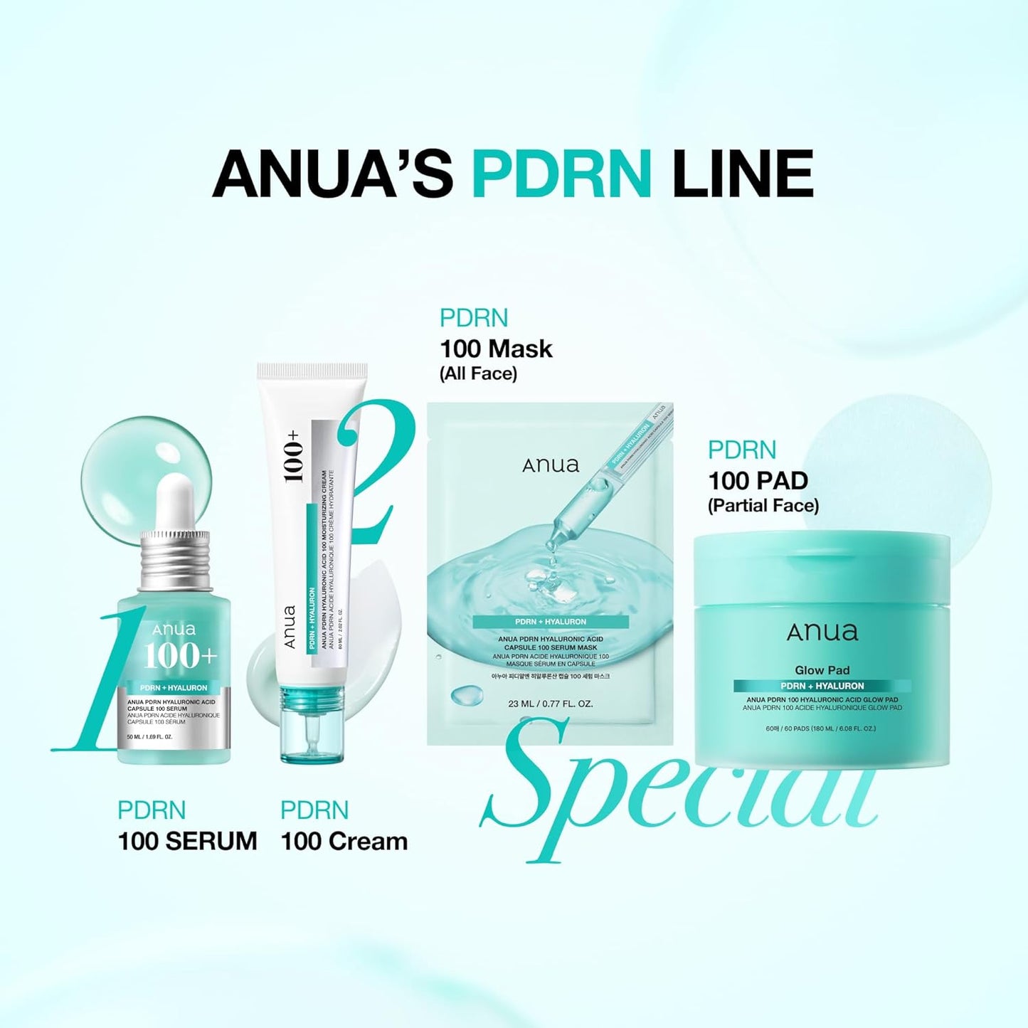 Anua PDRN Hyaluronic Acid Capsule 100 Serum Mask