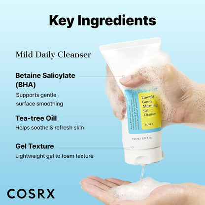 COSRX Low pH Good Morning Gel Cleanser - COSRX K-Beauty
