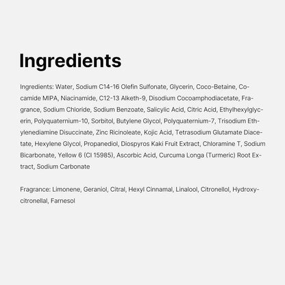 Medicube Kojic Acid Turmeric Body Wash 400ml - Medicube K-Beauty