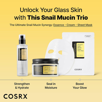 COSRX Snail Mucin Sheet Mask 10 Pack - COSRX K-Beauty