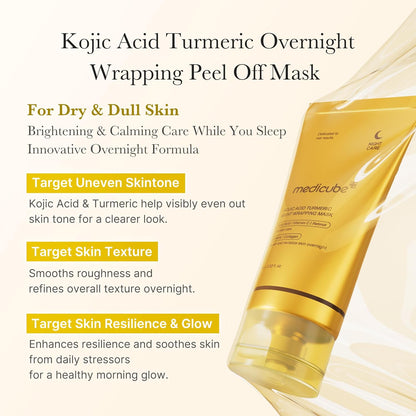 Medicube Kojic Acid Turmeric Night Mask - Medicube K-Beauty