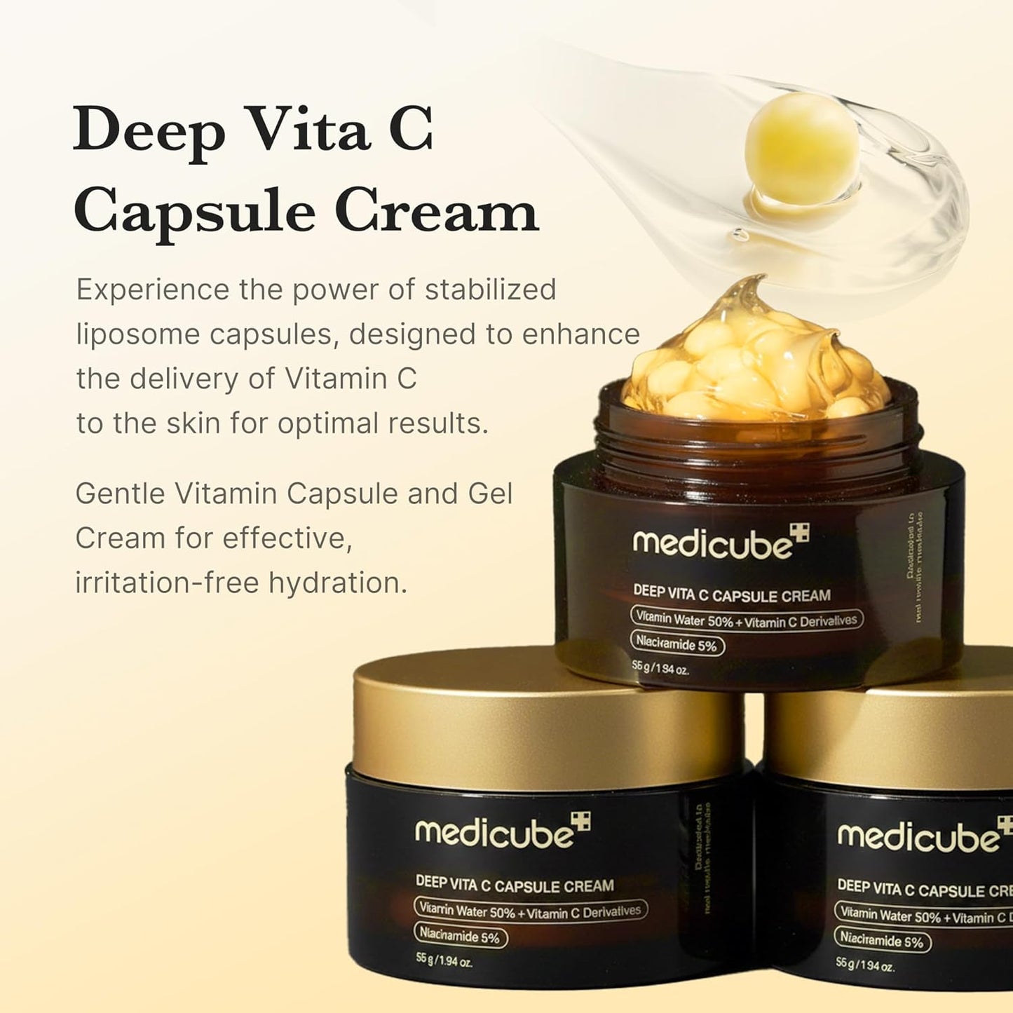 Medicube Deep Vitamin C Capsule Cream - Medicube K-Beauty