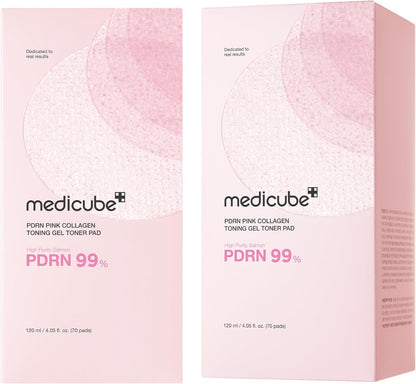 Medicube PDRN Pink Collagen Toner Pads - Medicube K-Beauty