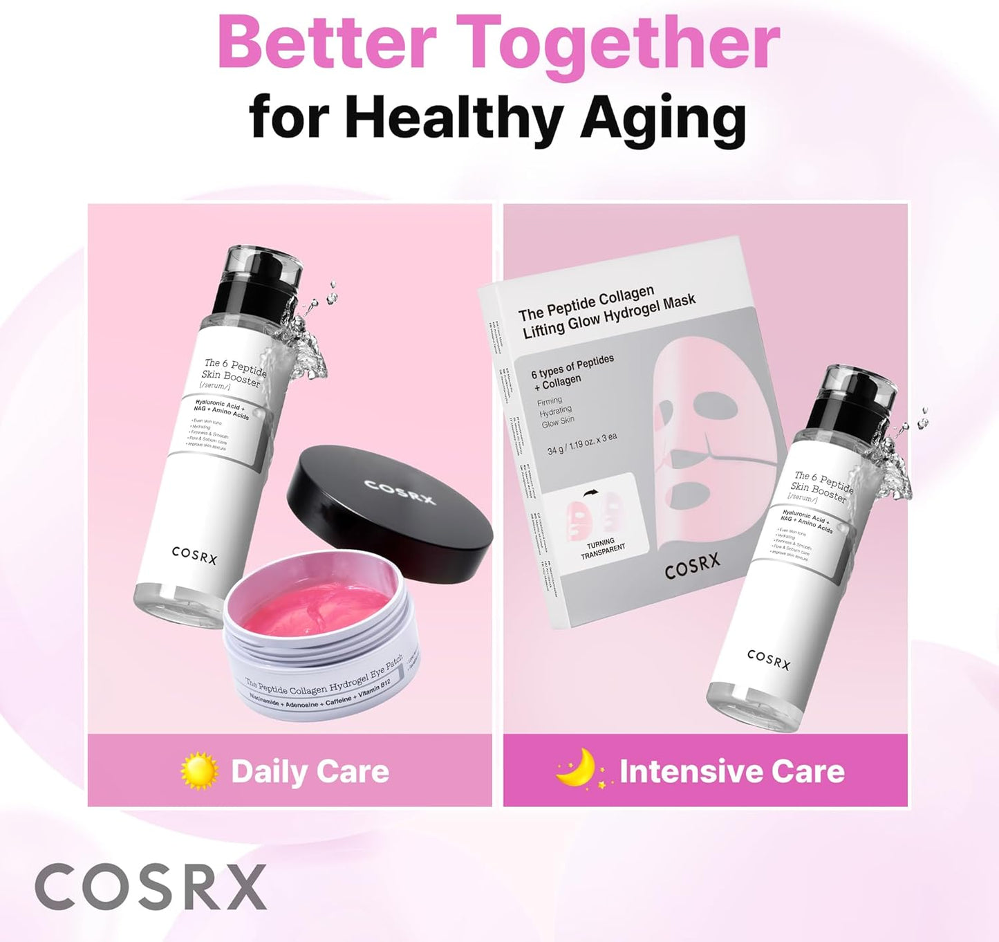 COSRX 6X Peptide Collagen Booster Toner 150ml - COSRX K-Beauty