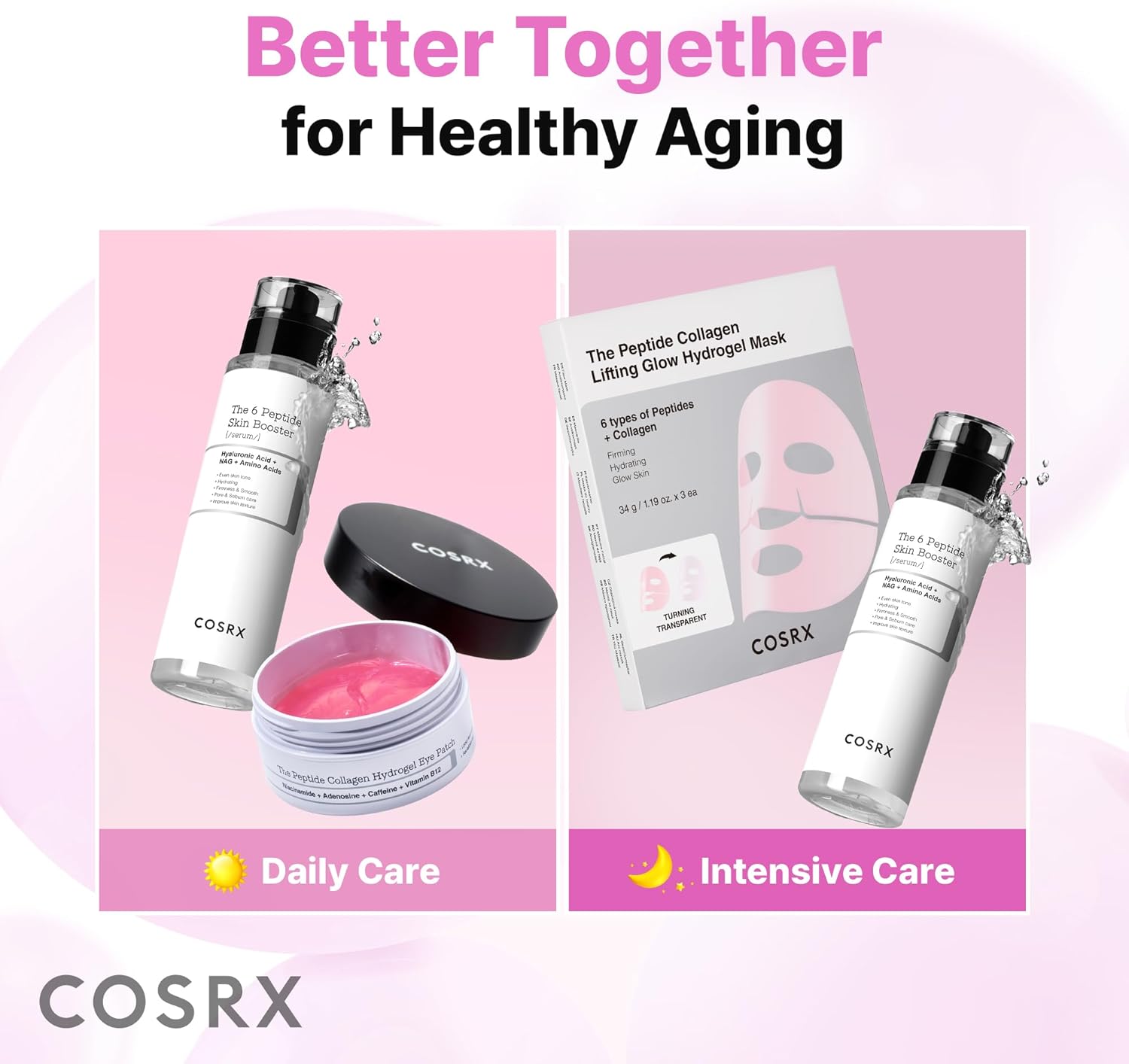 COSRX 6X Peptide Collagen Booster Toner 150ml - COSRX K-Beauty