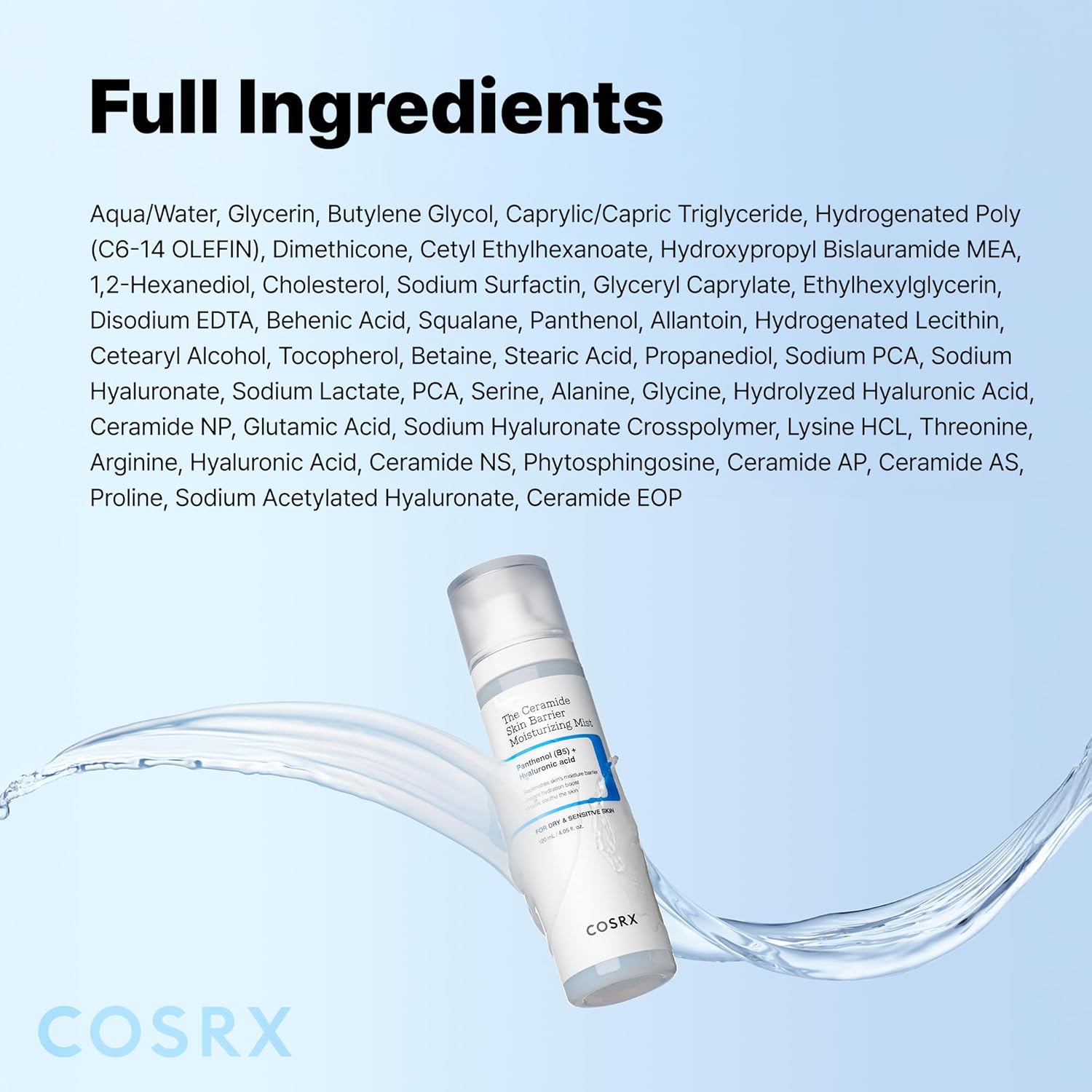 COSRX The Skin Barrier Moisturizing Mist 120ml - COSRX K-Beauty