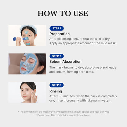 Medicube Zero Pore Blackhead Mud Mask, 100g - Medicube K-Beauty