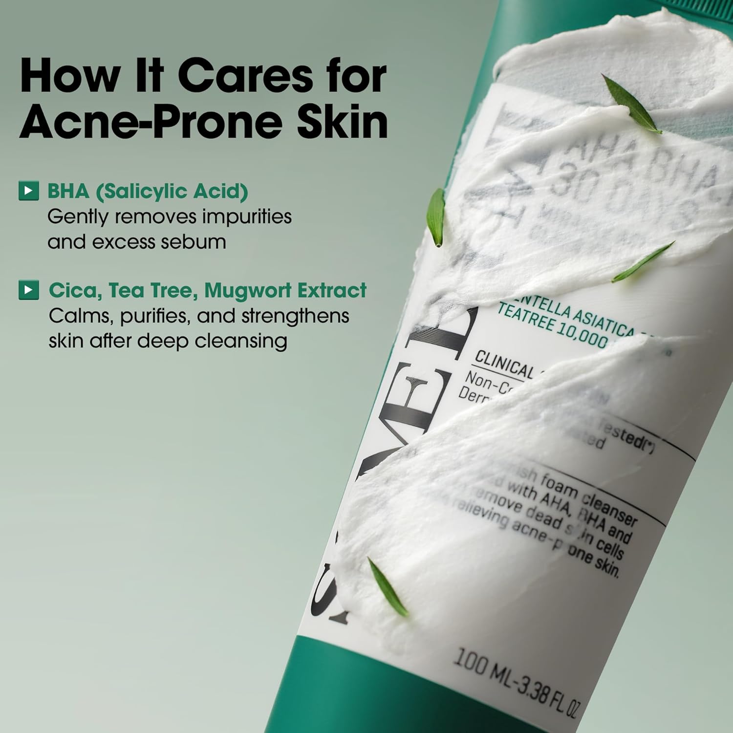 Some By Mi AHA BHA PHA Miracle Acne Foam - Some By Mi K-Beauty