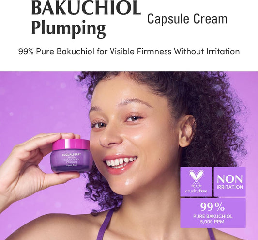 Eqqualberry Bakuchiol Plumping Capsule Cream - Eqqualberry K-Beauty