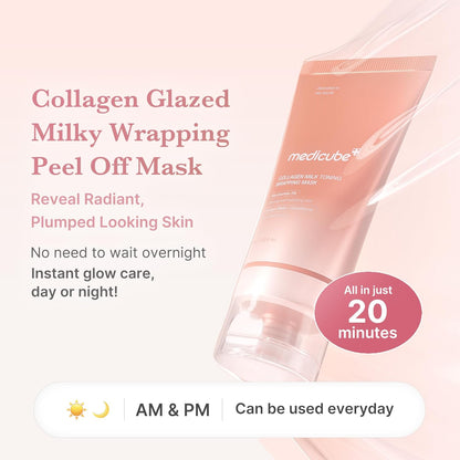 Medicube Collagen Milk Toning Wrapping Mask - Medicube K-Beauty