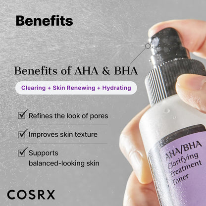 Cosrx AHA/BHA CLARIFYING TREATMENT Toner 150ml - COSRX K-Beauty