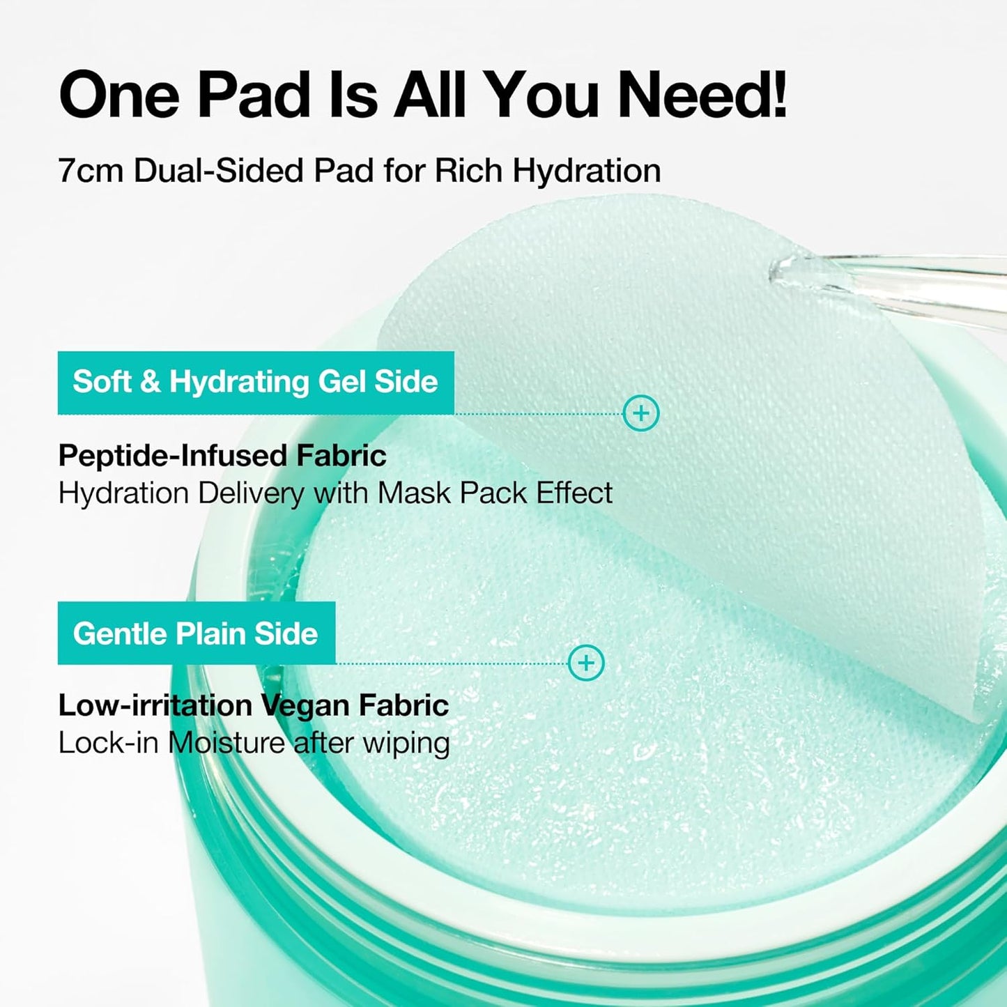 Anua PDRN 100 Hyaluronic Acid Glow Pads - Anua K-Beauty