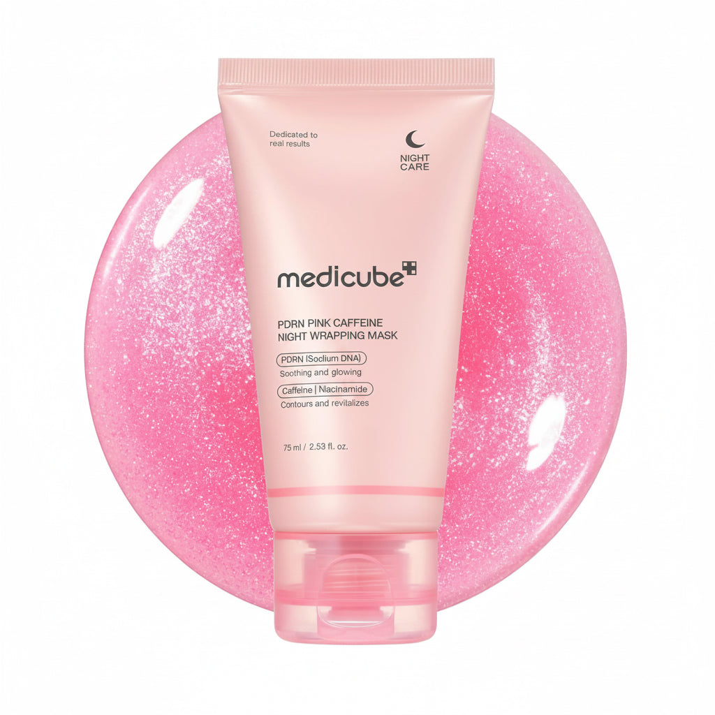 Medicube PDRN Caffeine Night Wrapping Mask - Korean PDRN Overnight Sleeping Mask K-Beauty
