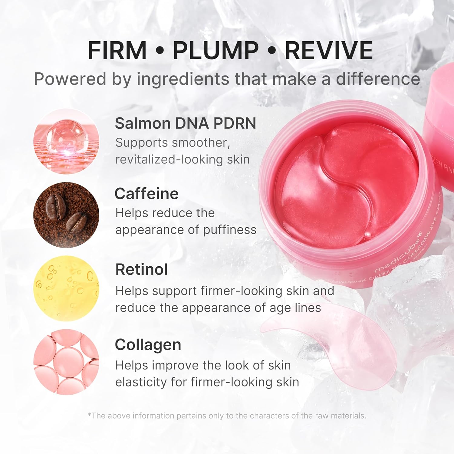 Medicube PDRN Caffeine Collagen Eye Patch 60 patches - Medicube K-Beauty