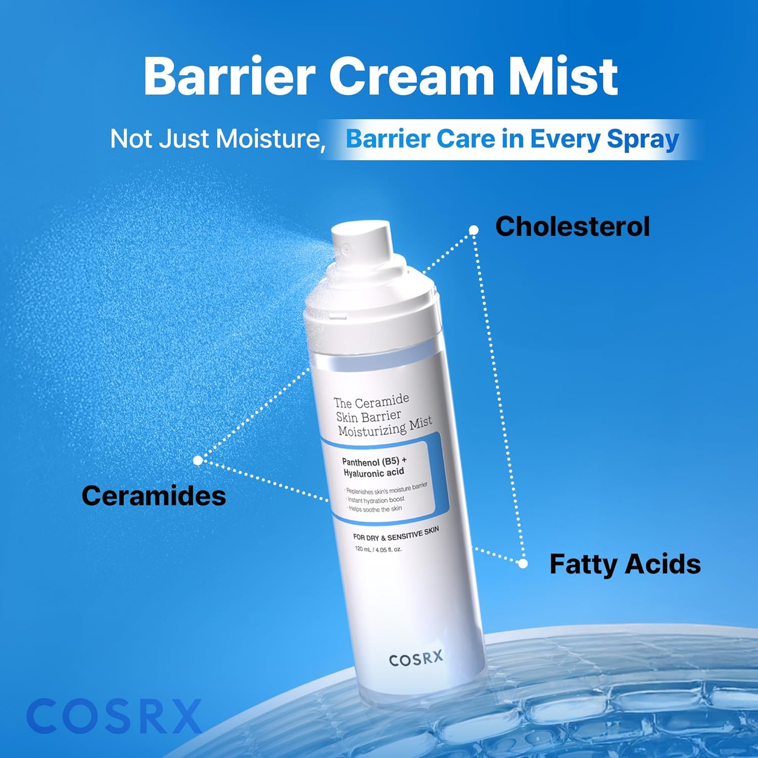 COSRX The Skin Barrier Moisturizing Mist 120ml - COSRX K-Beauty
