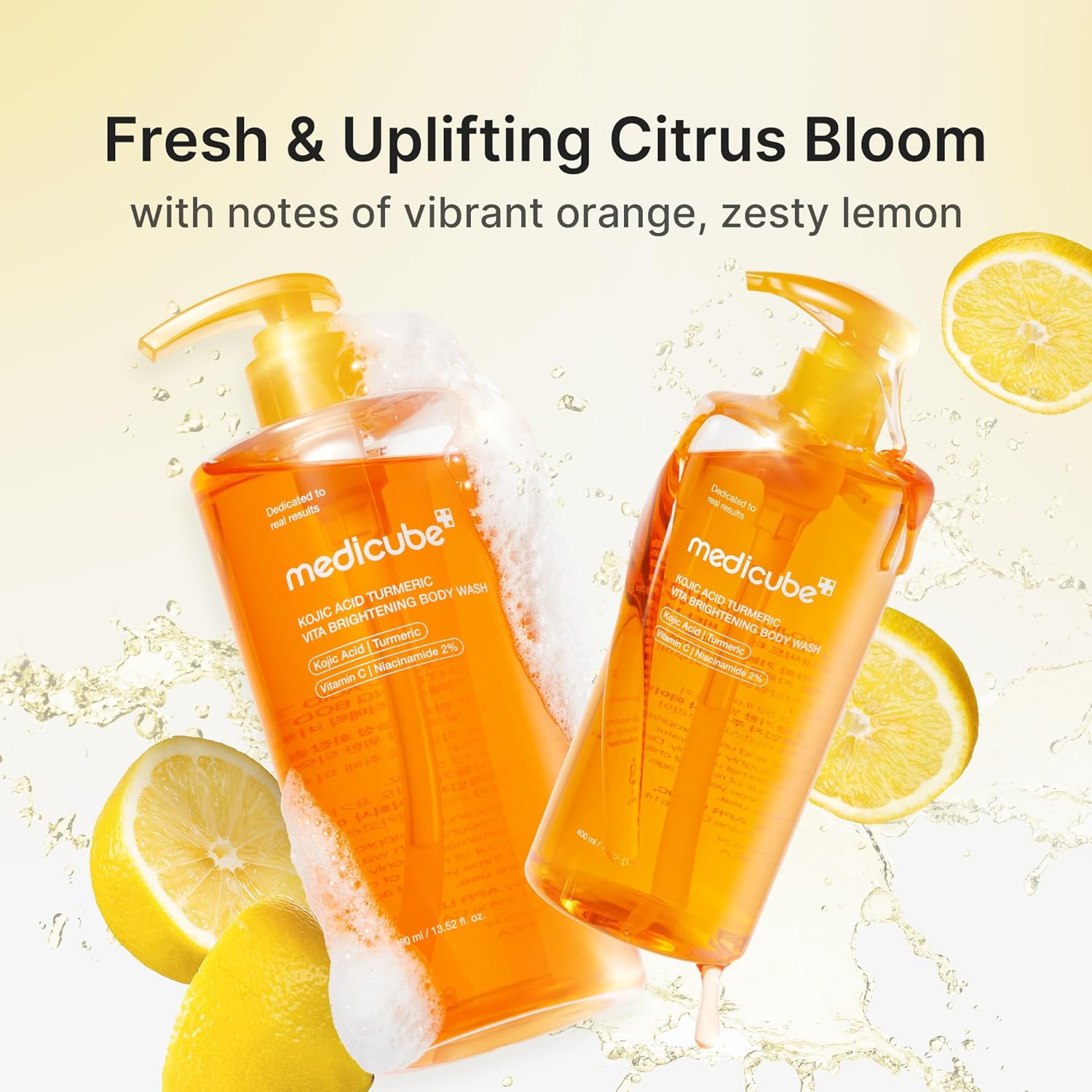 Medicube Kojic Acid Turmeric Body Wash 400ml - Medicube K-Beauty