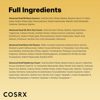 Cosrx All About Snail Kit - COSRX K-Beauty